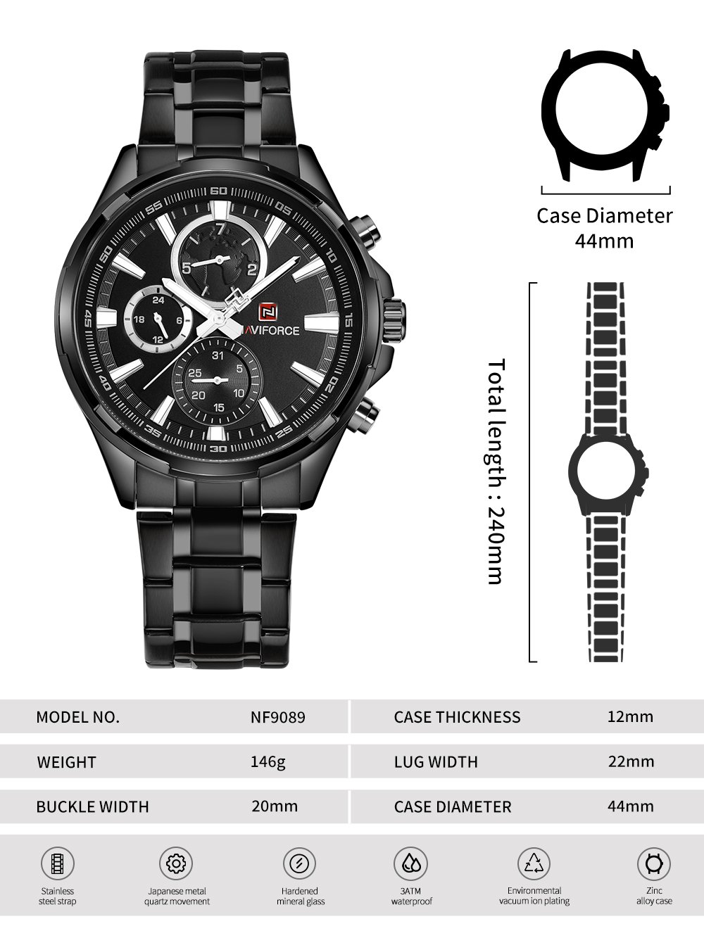 NF9089-watch-Specifications